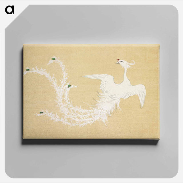 アートパネル-Bird from Momoyogusa–Flowers of a Hundred Generations - 神坂 雪佳 Canvas.