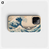 The Great Wave - 葛飾 北斎 Phone Case.