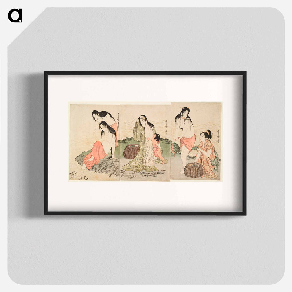 Abalone Divers - 喜多川 歌麿 Poster.