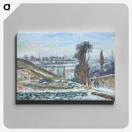 アートパネル-Snow Effect at the Hermitage
 - バーゼル美術館 Canvas.