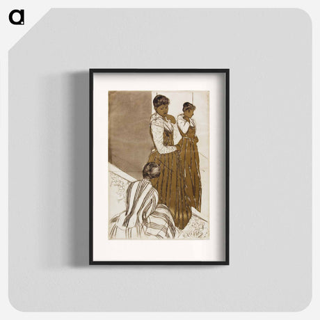 アートポスター-The Fitting - メアリー カサット Poster.