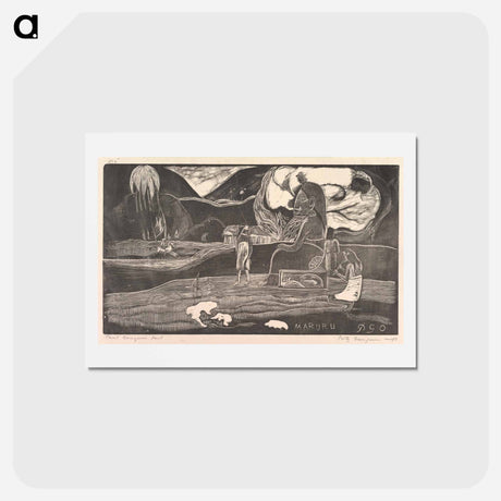 アートポストカード-Maruru - ポール ゴーギャン Postcard.