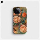 Bouquet of Roses - Pierre Auguste Renoir Phone Case.