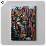 アートパネル-Boulder – Rocky Landscape
 - セントルイス美術館 Canvas.