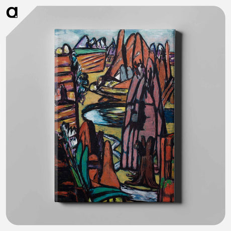 アートパネル-Boulder – Rocky Landscape
 - セントルイス美術館 Canvas.