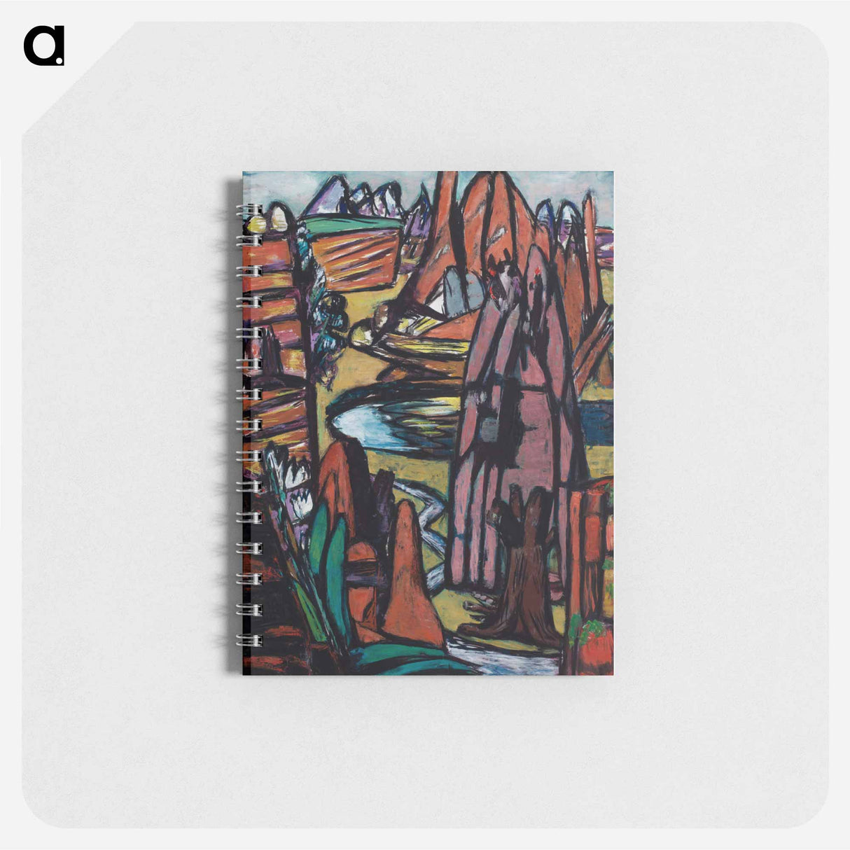 アートメモ帳-Boulder – Rocky Landscape
 - セントルイス美術館 Memo.
