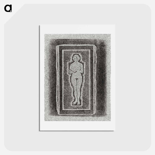 Nude with Book or Stone Plate
 - サミュエル ジェスルン Postcard.