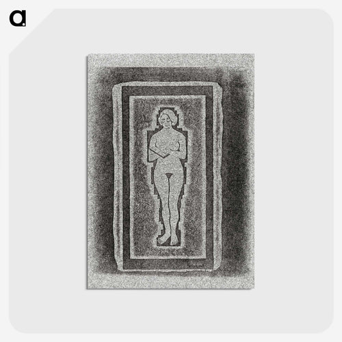 Nude with Book or Stone Plate
 - サミュエル ジェスルン Postcard.