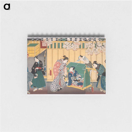 アートメモ帳-Present-day Genji Visiting the Rokujō Mansion
 - 歌川 国貞 Memo.