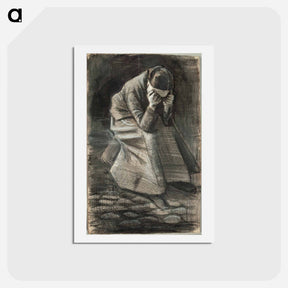 アートポストカード-Weeping Woman - フィンセント ファン ゴッホ Postcard.