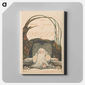 アートパネル-The First Book of Urizen - ウィリアム ブレイク Canvas.