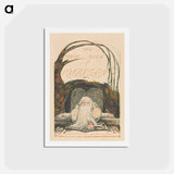 アートポストカード-The First Book of Urizen - ウィリアム ブレイク Postcard.