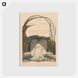 アートポストカード-The First Book of Urizen - ウィリアム ブレイク Postcard.