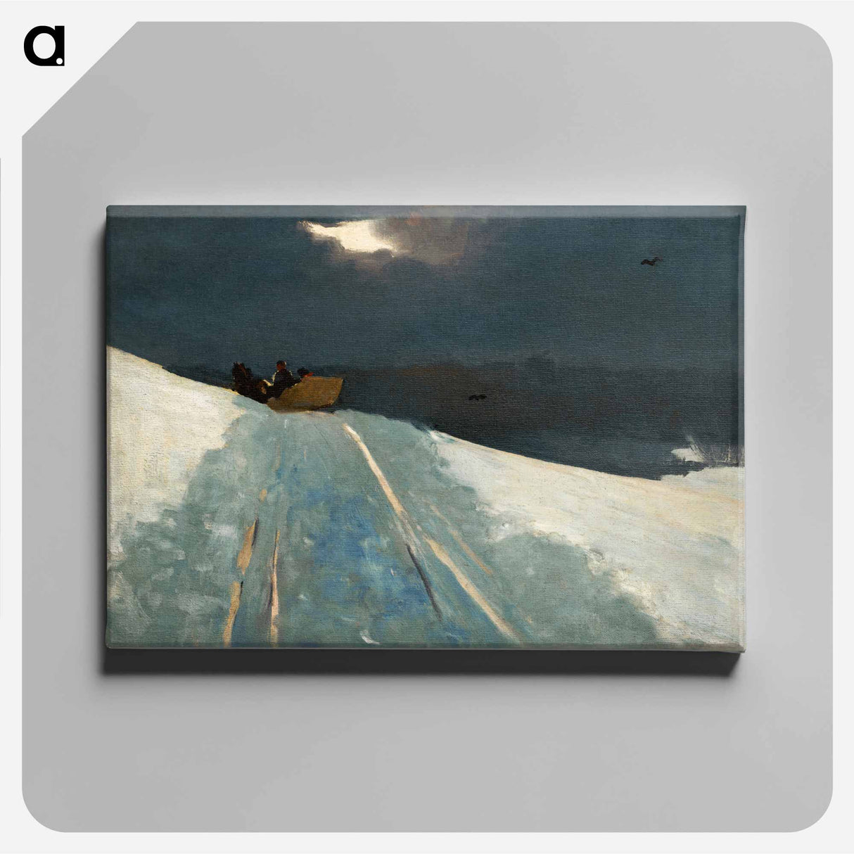 Sleigh Ride - Winslow Homer Canvas.