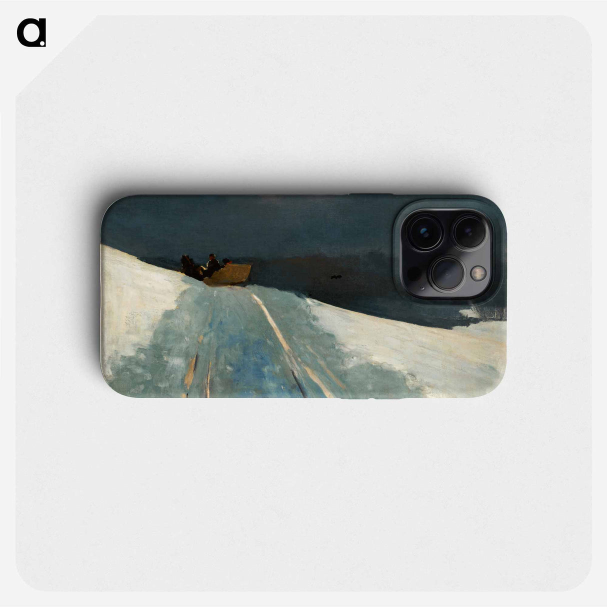 Sleigh Ride - Winslow Homer Phone Case.