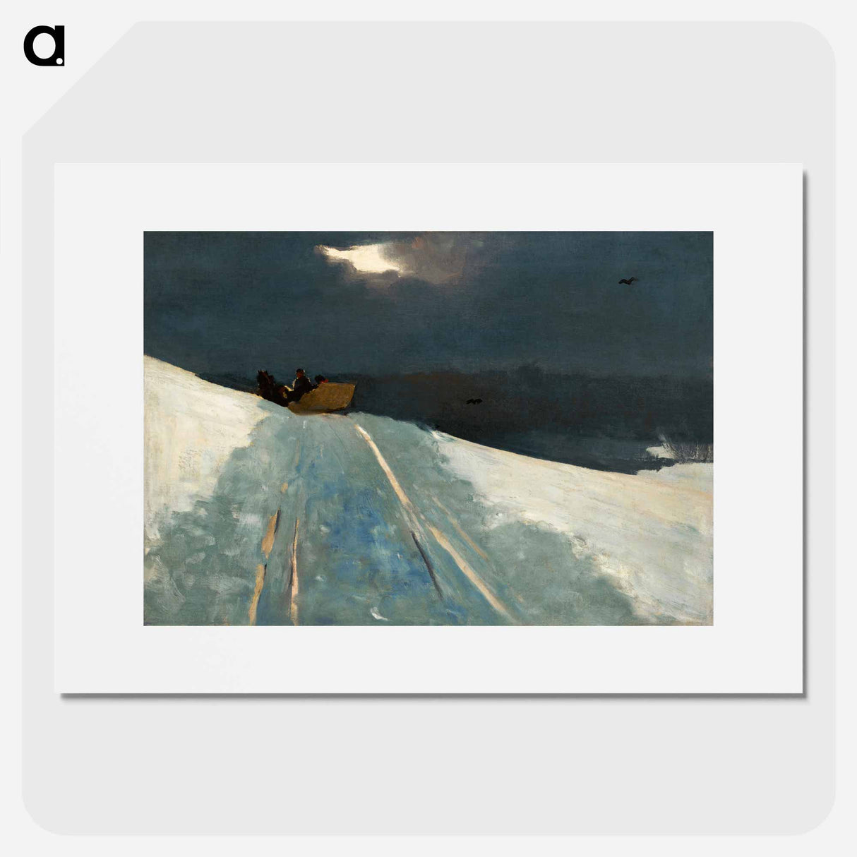 Sleigh Ride - Winslow Homer Poster.