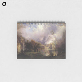 アートメモ帳-Rocky Mountain Landscape - アルバート ビアスタット Memo.
