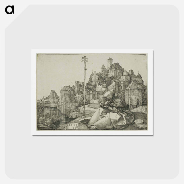 アートポストカード-St. Anthony - アルブレヒト デューラー Postcard.