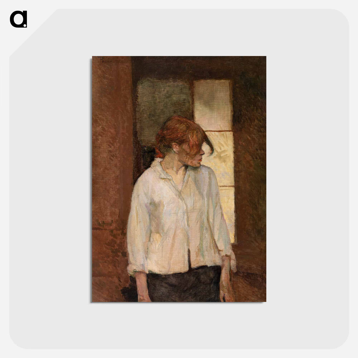 アートポストカード-A Montrouge - Rosa La Rouge
 - バーンズ・コレクション Postcard.