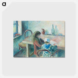 アートポストカード-The Children - カミーユ ピサロ Postcard.
