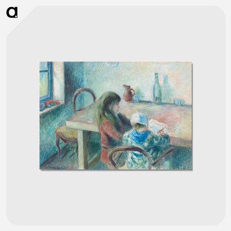 アートポストカード-The Children - カミーユ ピサロ Postcard.