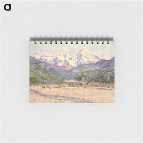 アートメモ帳-The Valley of the Nervia - クロード モネ Memo.