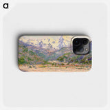 The Valley of the Nervia - Claude Monet Phone Case.