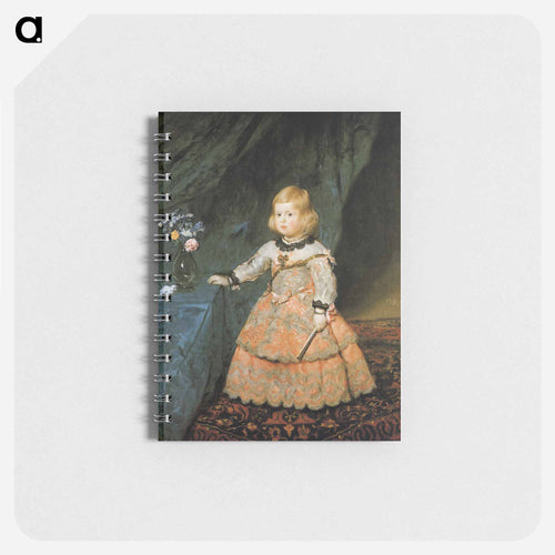 The Infanta Margarita Teresa of Spain in a Red Dress - ディエゴ ベラスケス Memo.