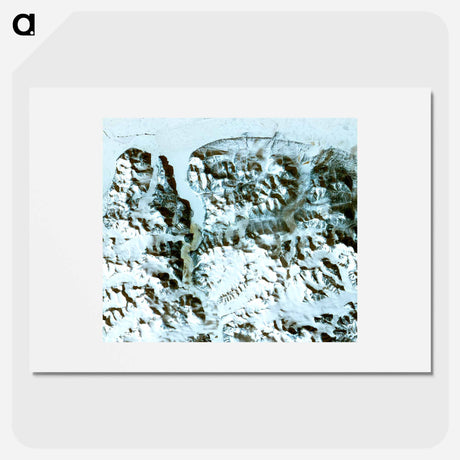 アートポスター-Pearyland, Greenland: A NASA Perspective
 - 上空からの地球 Poster.