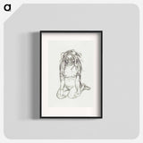 アートポスター-Omega Weeping - エドヴァルド ムンク Poster.