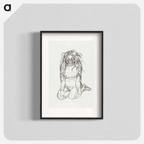 アートポスター-Omega Weeping - エドヴァルド ムンク Poster.