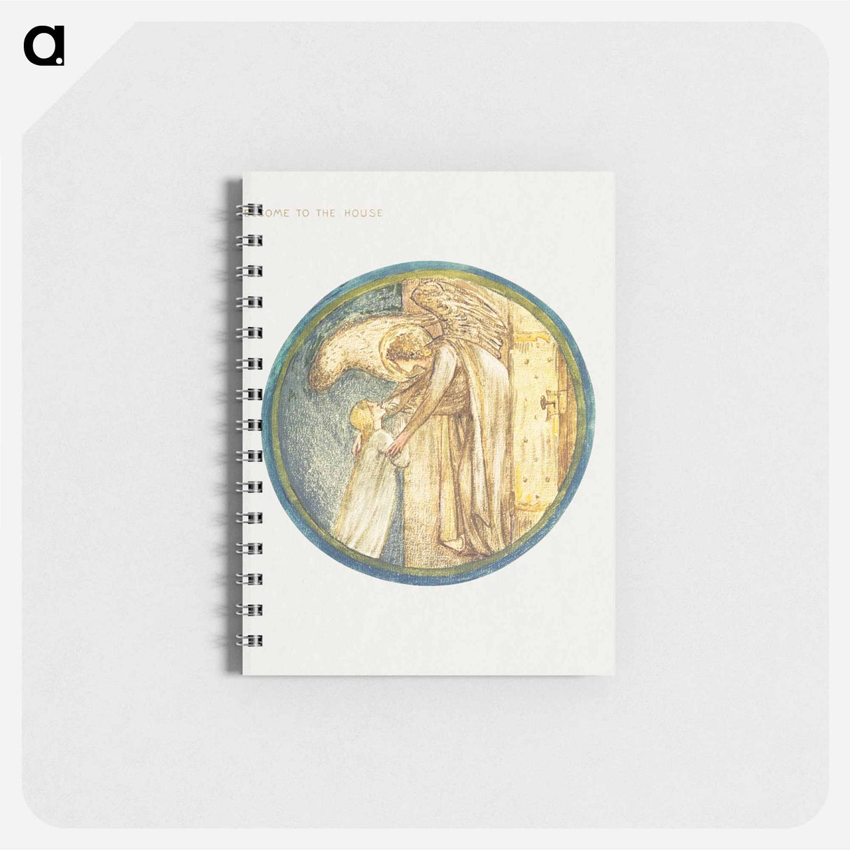 アートメモ帳-Welcome to the House from The Flower Book - エドワード バーン ジョーンズ Memo.