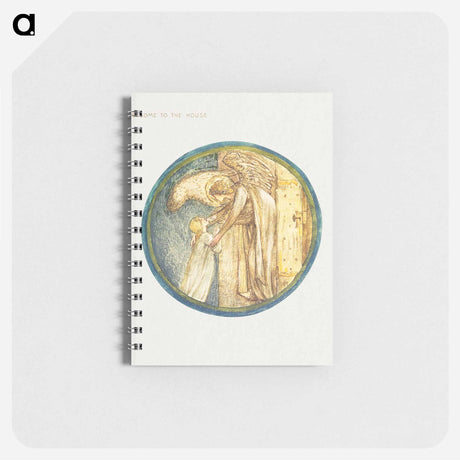 アートメモ帳-Welcome to the House from The Flower Book - エドワード バーン ジョーンズ Memo.