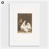 She Prays for Her - Francisco de Goya Poster.