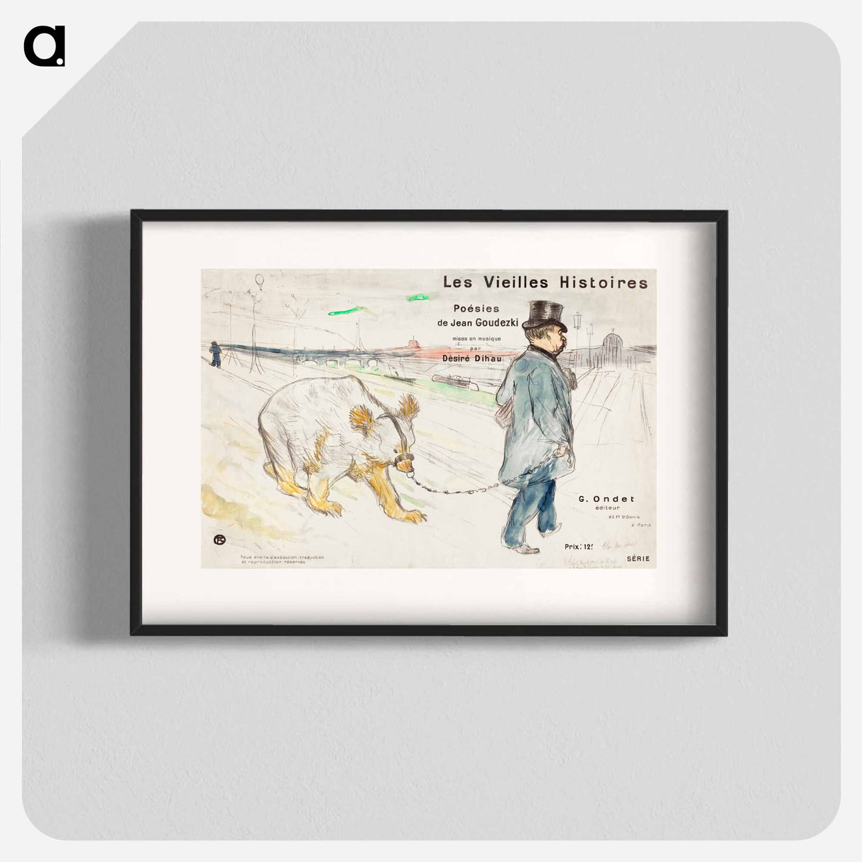 Les Vielles Histoires - Henri de Toulouse-Lautrec Poster.