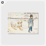 アートポストカード-Les Vielles Histoires - アンリ ド トゥールーズ ロートレック Postcard.