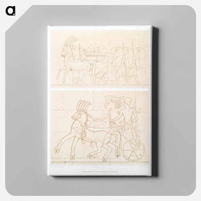 アートパネル-Military Bas-Reliefs
 - エジプト美術史 Canvas.