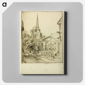 アートパネル-St. Peter's, From Pine Street, Philadelphia
 - ジョセフ ペネル Canvas.