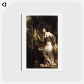 アートポストカード-Mrs. Richard Bennett Lloyd - ジョシュア レノルズ Postcard.