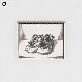 アートメモ帳-Pair of shoes - ユリー デ フラーハ Memo.
