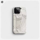 Woman Bathing - メアリー カサット Phone Case.