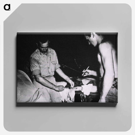 アートパネル-Injection of Blood Prior to Leg Amputation
 - 国立医学図書館 Canvas.