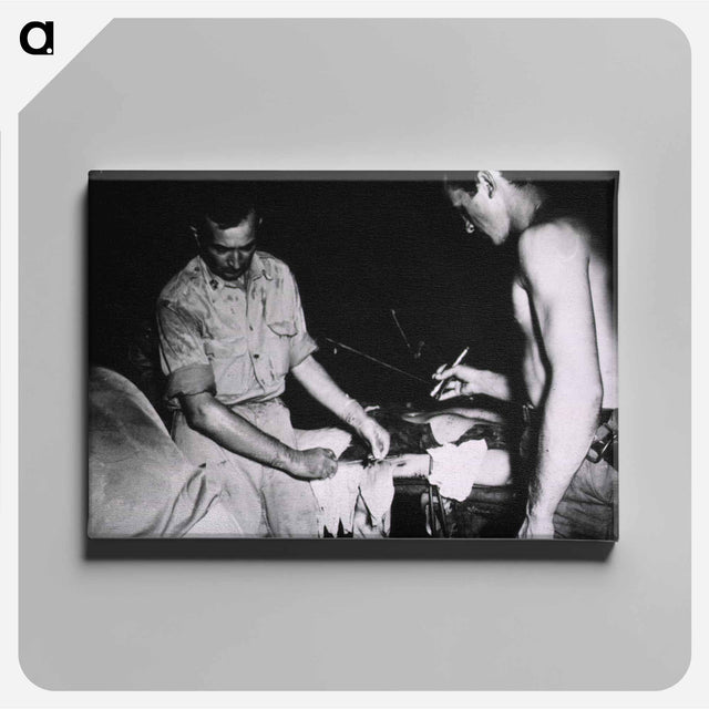 アートパネル-Injection of Blood Prior to Leg Amputation
 - 国立医学図書館 Canvas.