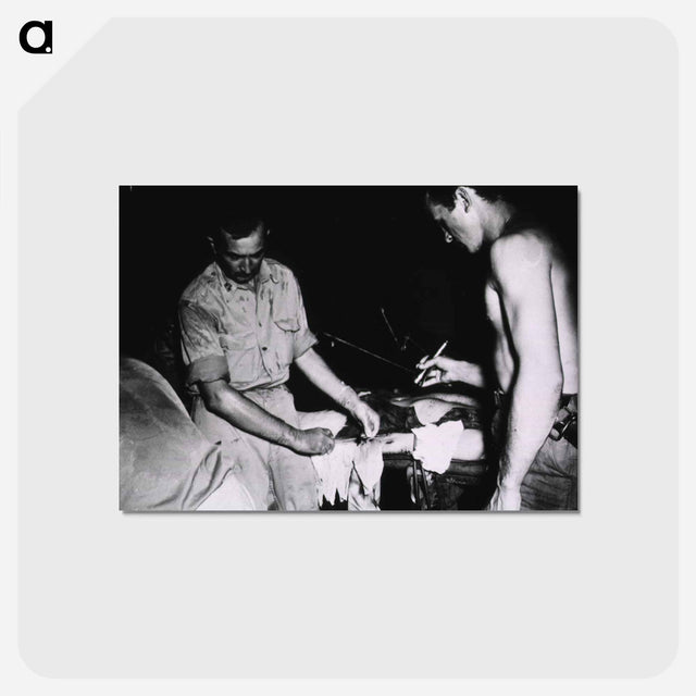 アートポストカード-Injection of Blood Prior to Leg Amputation
 - 国立医学図書館 Postcard.