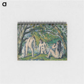 アートメモ帳-Three Bathers - ポール セザンヌ Memo.