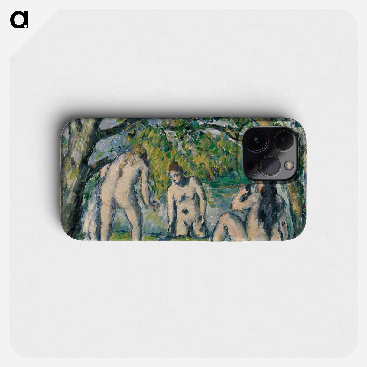 Three Bathers - Paul Cezanne Phone Case.