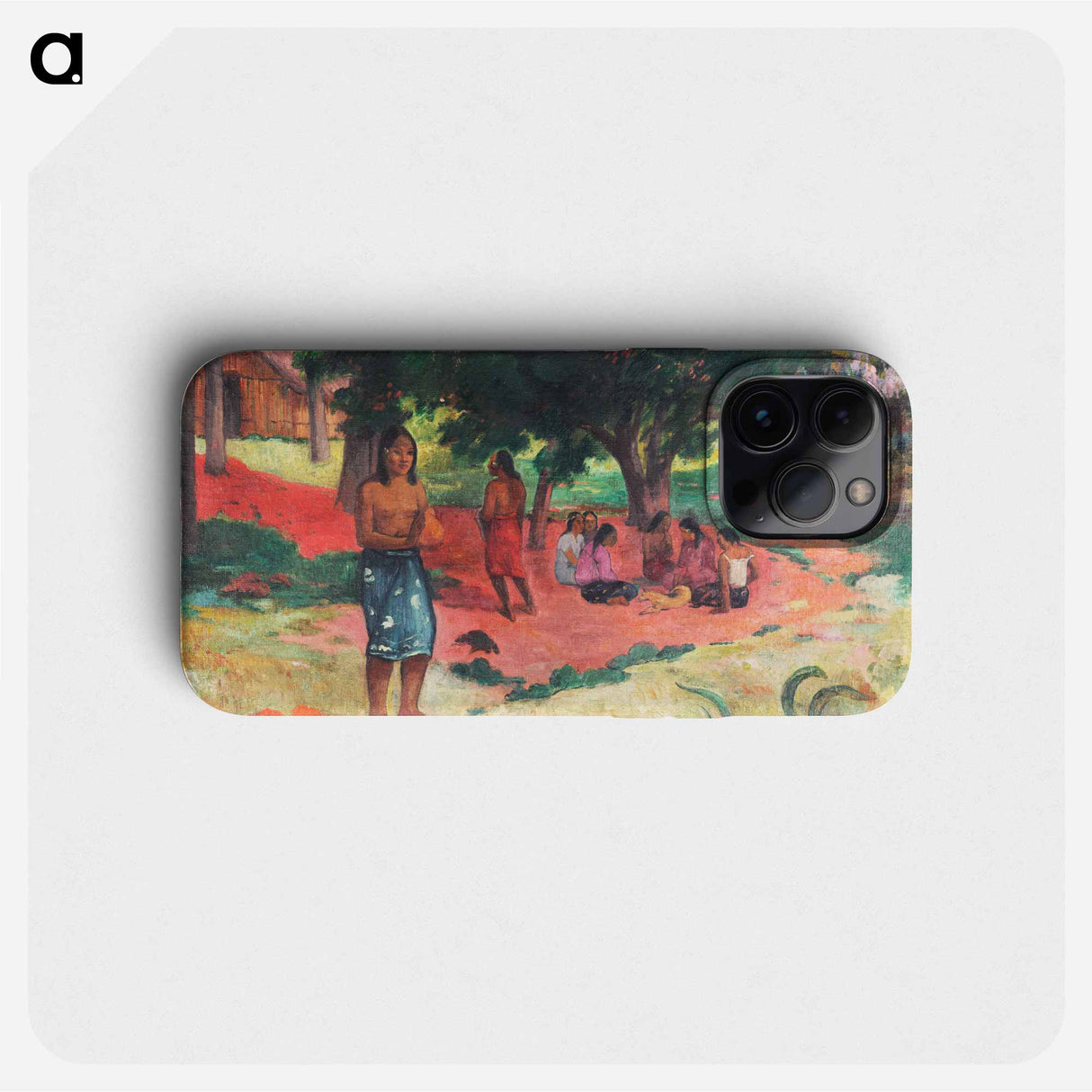 Whispered Words (Parau Parau) - Paul Gauguin Phone Case.