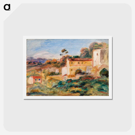アートポストカード-Landscape (Paysage) - ピエール オーギュスト ルノワール Postcard.