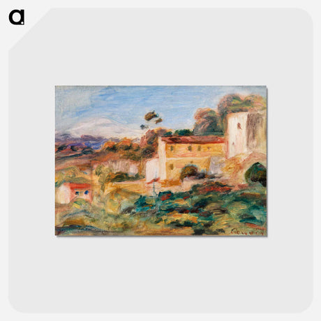 アートポストカード-Landscape (Paysage) - ピエール オーギュスト ルノワール Postcard.