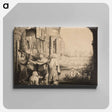 アートパネル-Peter and John Healing the Cripple at the Gate of the Temple - レンブラント ファン レイン Canvas.